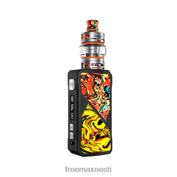 FreeMAX MAXUS 50w komplekt oranžikaskollane 8802V70 FreeMAX Disposable Vape